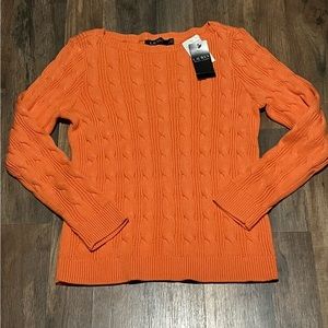 NWT Lauren Ralph Lauren beautiful sweater size large